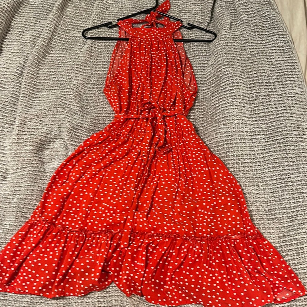 Red dress
